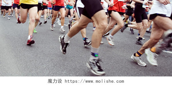 赛跑者运动员马拉松比赛跑步运动锻炼